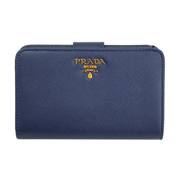 Prada Blue Bifold Leather SAFFIANO Wallet - Picture 1 of 4